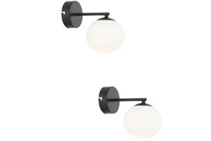 Apliqa Sidra Wandlampenset, 2 Stuks