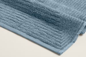 Sada 2 modrých ručníků Lykia, 50x90 cm & 90x150 cm