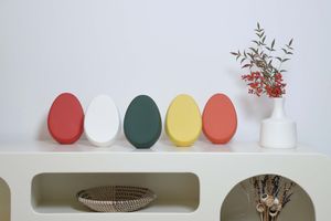 Egg Deko-Objekt aus Keramik