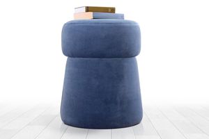 Morcone Footstool, Blue