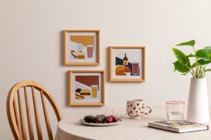 Kitchen Collage Bilder-Set, 3 Tlg