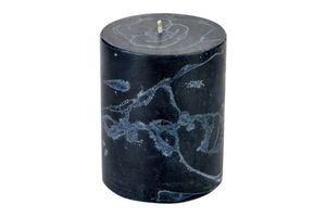 Marble Night Gardenia Scented Candle, Large, Anthracite