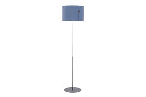 Modrá stojací lampa Move, 150 cm