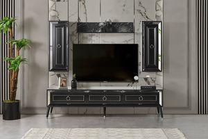 Granit TV-Lowboard, Gold