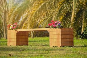 Pone Wooden Planter Bench