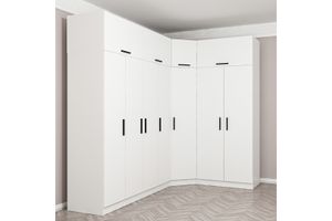 Medway 7 Door Wardrobe, White
