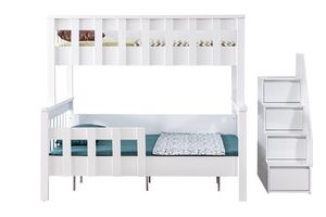 Deluxe Bunk Bed, 90 x 200 cm, White