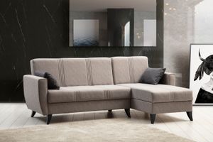 Zaden Hoekbank en Fauteuil, Lichtgrijs