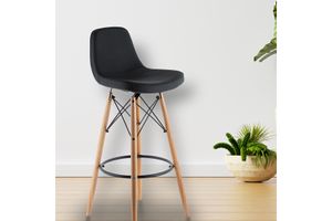 Retro 215 Barhocker aus Massivholz