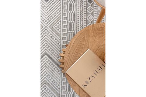 SAND GRİ ANTRASİT TEMİZLENEBİLİR HALI, 65550A, 50X80