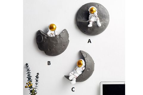 ASTRONOT VE AY ÜÇLÜ SET, GOLD
