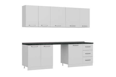 MİNAR 255 CM MUTFAK DOLABI BEYAZ 255 B9