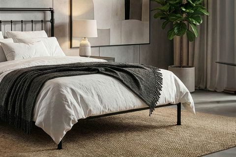 ODİN S METAL KARYOLA, SİYAH, 180X200