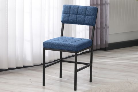 NOVA MUTFAK MASA TAKIMI, 2 SANDALYE, SİYAH, 70X70 CM, LACİVERT