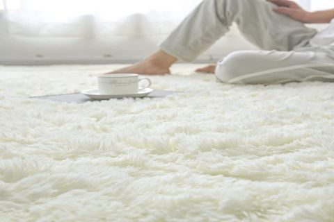 ROVİGO HOME TAVŞAN TÜYÜ POST HALI, KREM, 160X200