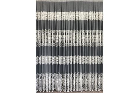 Brillant Tul Perde Avangard Model Yogun Islemeli Sirali 1 E 3 Sik Pileli 250 100x250 Fiyati Vivense