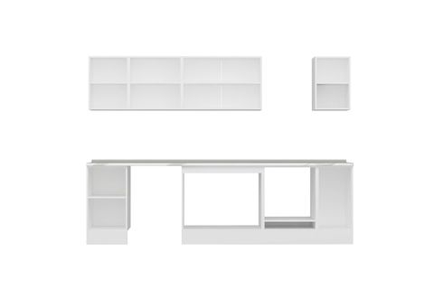 ALVİNKA 285X210 CM KLASİK MEBRAN MUTFAK DOLABI, M E80S45S40 3 MEBRAN KUMTAŞI SUNTALAM