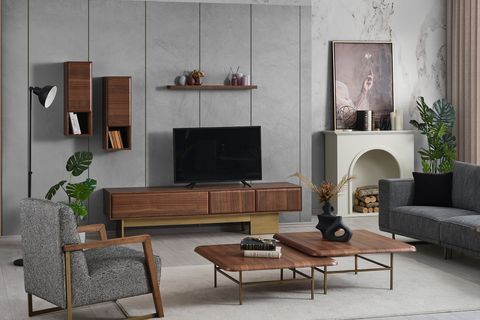 SOLİD TV ÜNİTESİ, CEVİZ