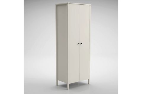 VENEZİA MİNİFİKS GARDIROP, WOOD BEYAZ, 2 KAPAKLI