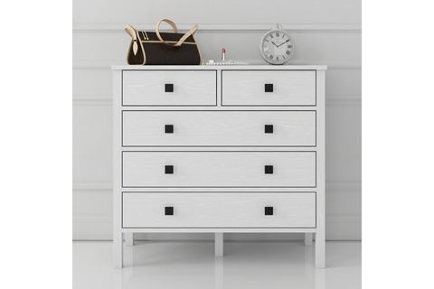 VENEZİA MİNİFİKS ŞİFONYER, WOOD BEYAZ, 5 ÇEKMECELİ