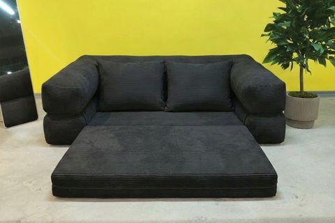 KATLANIR YATAK ÇOK FONKSİYONLU KOLTUK, SİYAH