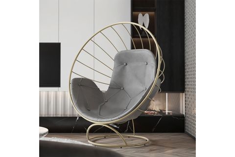 MARASH HOME BERJER, GRİ, GOLD AYAK
