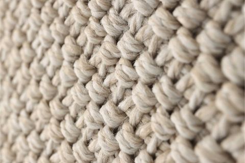 PERA HALI MİNİMALİST KREM BEYAZ SİSAL TARZI HALI FM02W 160X210 CM