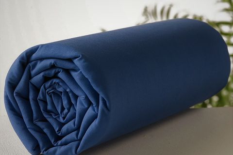 MAKİ HOME ÇİFT KİŞİLİK LASTİKLİ ÇARŞAF VE YASTIK KILIFI SETİ, LACİVERT, 160X200, 50X70