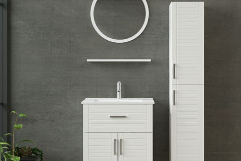 VERA BANYO DOLABI 65CM AS2K1Ç+1YA1R+ETJ+BOY BEYAZ