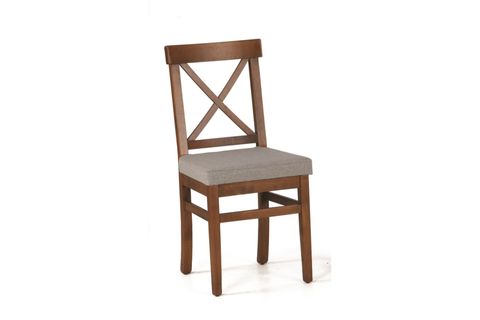 ALZANDO AÇILIR MASA + ÇAPRAZ DÖŞEMELİ SANDALYE, CEVİZ, 125X80