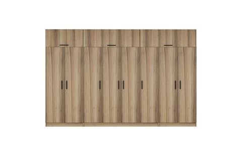 MİNAR KALE GARDIROP 5,  8 KAPAKLI,  190 CM