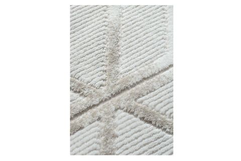 ZEN KOLEKSİYONU BAMBU DOKULU MAKİNE HALISI, BEJ, 80X200, 0595A