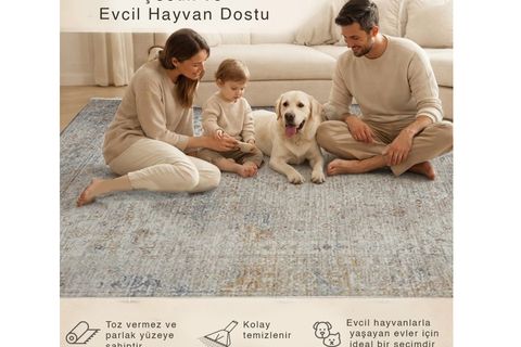 PERUS ANTİBAKTERİYEL DOKUMA HALI, BEJ 10205 160X230 CM