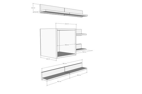 AYDIN KİTAPLIKLI RAF, NRG-DVR-1001