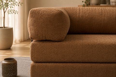 COMFORT SERİSİ YATAKLI ÜÇLÜ MODÜL, KAHVE