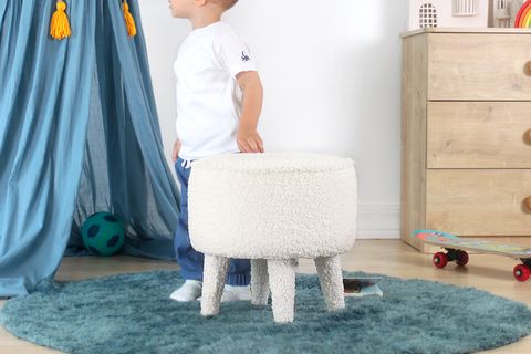 YOYİ ÇOCUK PUFU, BEYAZ