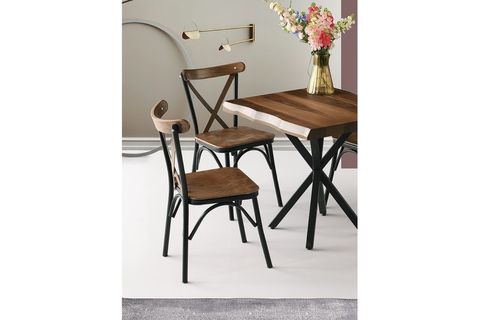 KEOPS MASA VE İLKBAHAR SANDALYE TAKIMI, 90X90