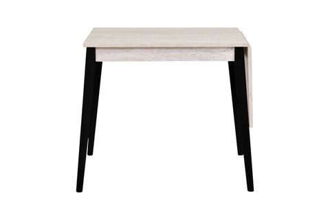 AVANOS MDF KATLANIR AHŞAP MUTFAK MASASI, 70X80 CM, BEJ SİYAH