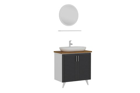 VERA BANYO DOLABI 85CM AY2K 1YA1R TZG BEYAZ ANTRASİT