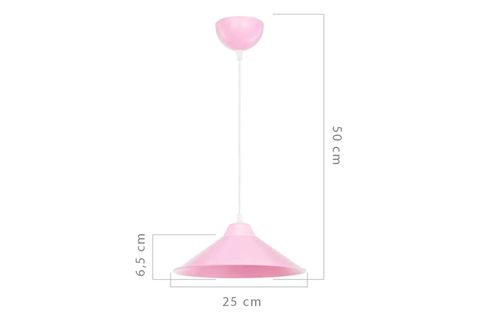 EVLİGHT MERCAN TEKLİ SARKIT AVİZE, PEMBE