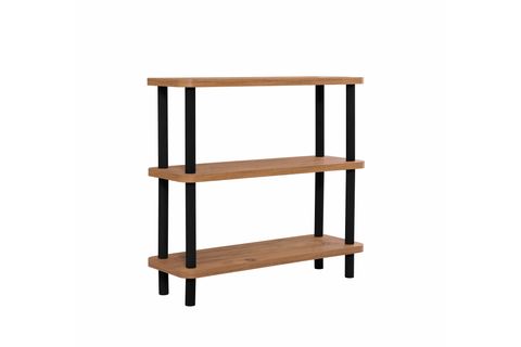 DORA STEP KISA KİTAPLIK, ATLANTİK SİYAH, 80X28