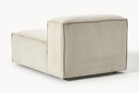 LENA KADİFE FİTİLLİ ORTA MODÜL, BEYAZ