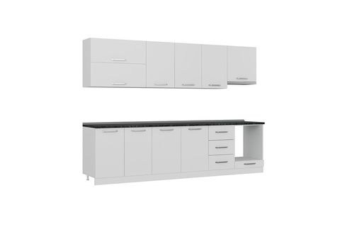 MİNAR BASİC 300 CM MUTFAK DOLABI BEYAZ 300-B9