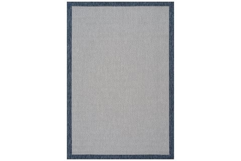 FRESCO EKRU LACİVERT YIKANABİLİR HALI 23745A, 50X80