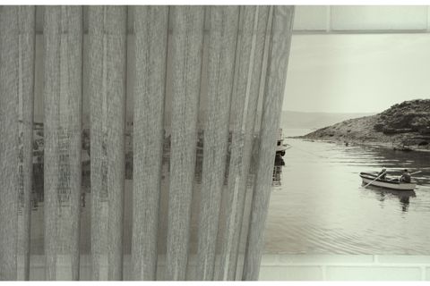 MASSARELLİ KETEN TÜL FÜME PİLESİZ 100X260