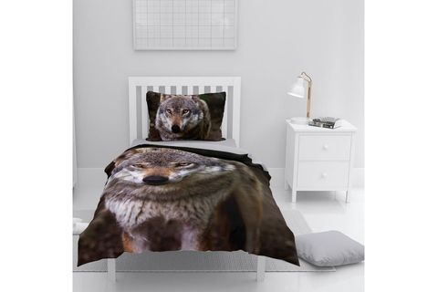 MONOHOME WOLFEYES 3D TEK KİŞİLİK NEVRESİM TAKIMI, 160X220 CM