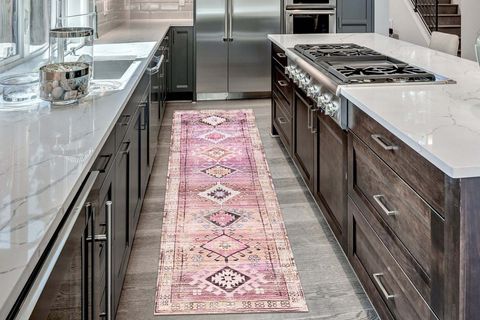 AİDA HOME PEMBE POSİTANO MUTFAK HALISI, 80X150