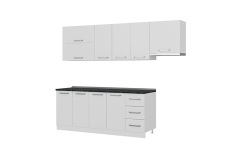 MİNAR MİREL 260 CM MUTFAK DOLABI BEYAZ 260-B4