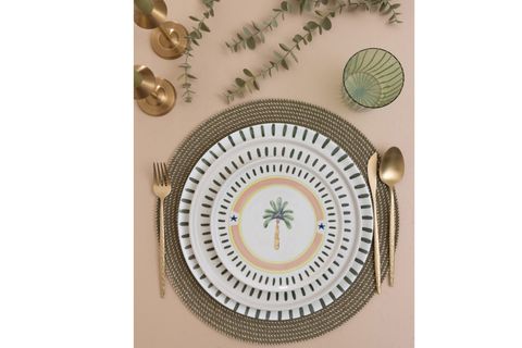 THE MİA ITALİAN SUMMER PASTA TABAĞI 6LI SET 19 CM