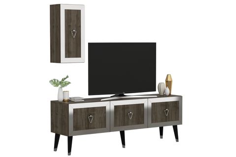 BARE TV ÜNİTESİ, CEVİZ GÜMÜŞ